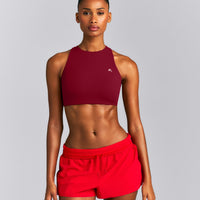 EasyLift™ High Neck Sports Bra New Branding | Ruby Red