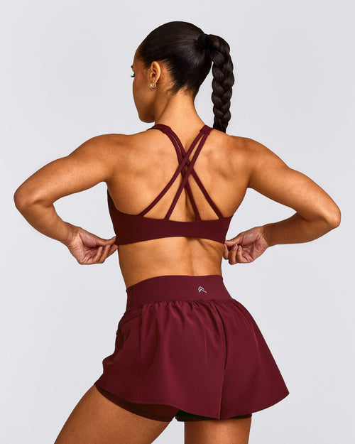 EasyLift™ High Neck Sports Bra | Rosewood