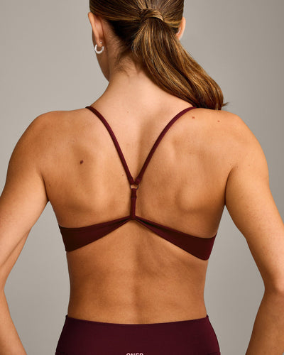 EasyLift™ Ultra Minimal Bralette with Grey Logo | Rosewood
