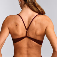 EasyLift™ Ultra Minimal Bralette with Grey Logo | Rosewood