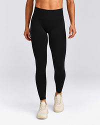 EffortlessLift™ Seamless High Rise Leggings New Branding | Black