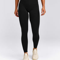 EffortlessLift™ Seamless High Rise Leggings New Branding | Black