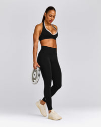 EffortlessLift™ Seamless High Rise Leggings New Branding | Black