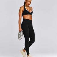EffortlessLift™ Seamless High Rise Leggings New Branding | Black