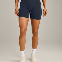 EffortlessLift™ Seamless Mid Rise Shorts New Branding | True Blue