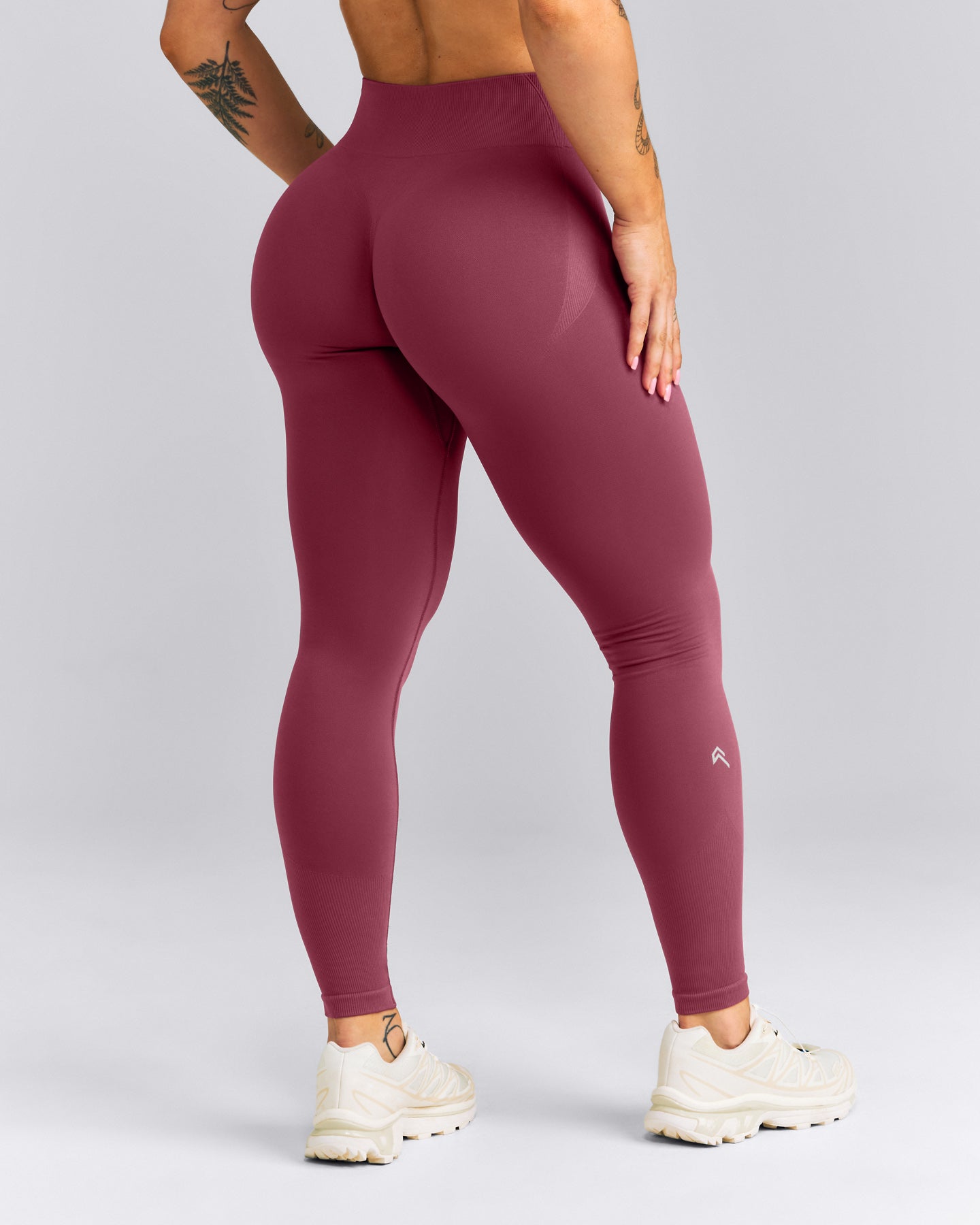 EnhanceLift™ Seamless Mid Rise Leggings New Branding | Burnt Maroon Red