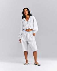 Foundations All Season Longline Shorts New Branding | Grey Marl