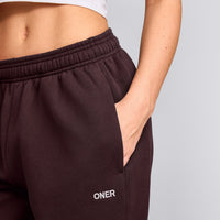 Foundations Cosy Joggers | Plum Brown