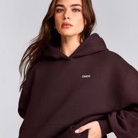 Foundations Cosy Hoodie | Plum Brown