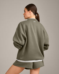 Foundations Cosy Oversized Sweatshirt | Alpine Green