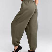 Foundations Cosy Oversized Joggers | Alpine Green