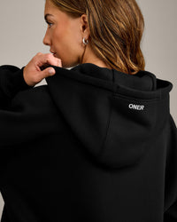 Foundations Cosy Oversized Hoodie | Black
