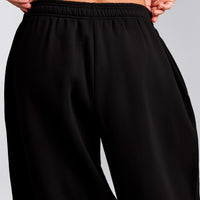 Foundations Cosy Oversized Straight Leg Joggers | Black