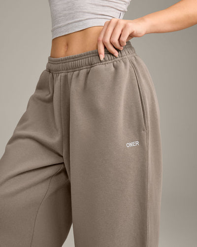 Foundations Cosy Oversized Straight Leg Joggers | Minky