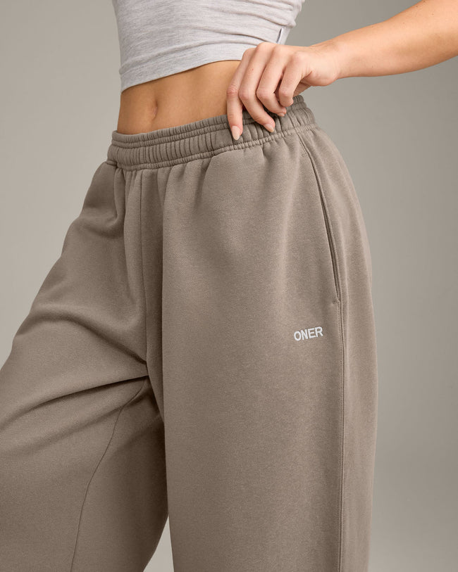 Foundations Cosy Oversized Straight Leg Joggers | Minky