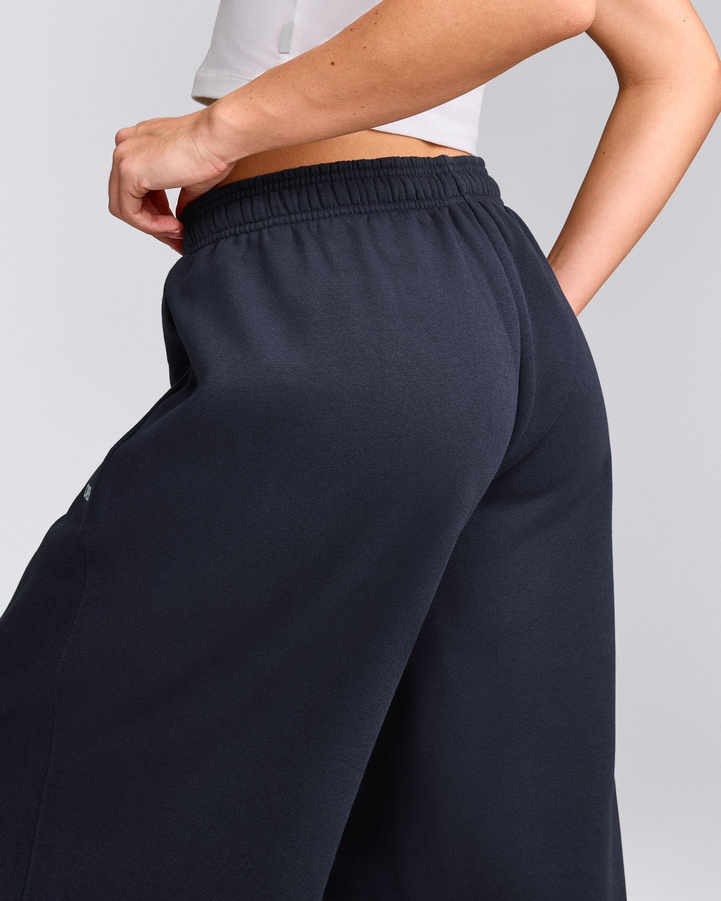 Foundations Cosy Oversized Straight Leg Joggers | True Blue