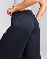 Foundations Cosy Oversized Straight Leg Joggers | True Blue