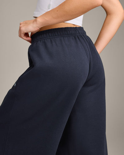 Foundations Cosy Oversized Straight Leg Joggers | True Blue