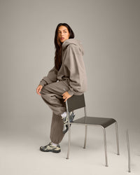 Foundations Cosy Oversized Zip Through Hoodie | Minky