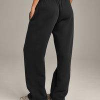 Foundations Cosy Straight Leg Joggers | Soft Black