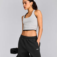 Foundations Cosy Straight Leg Joggers | Soft Black
