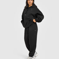 Foundations Oversized Hoodie | Black