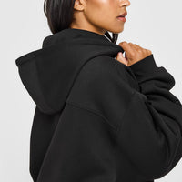 Foundations Oversized Hoodie | Black