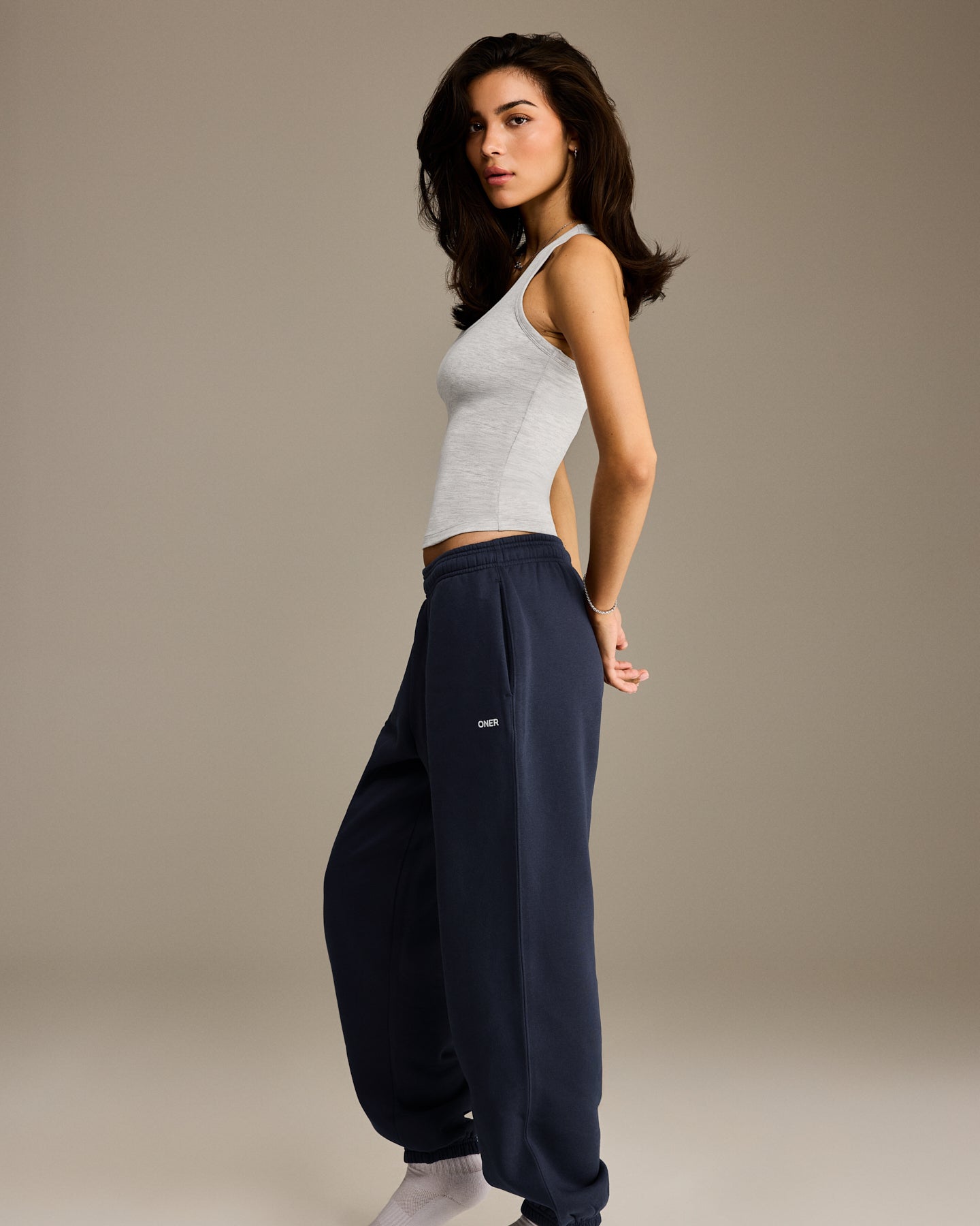 Foundations Oversized Joggers | True Blue