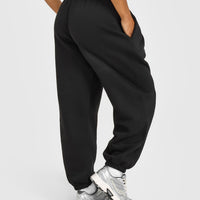 Foundations Oversized Joggers | Black