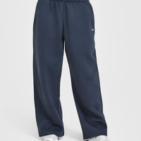 Foundations Oversized Straight Leg Joggers | True Blue