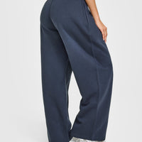 Foundations Oversized Straight Leg Joggers | True Blue