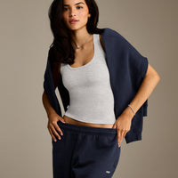 Foundations Oversized Straight Leg Joggers | True Blue