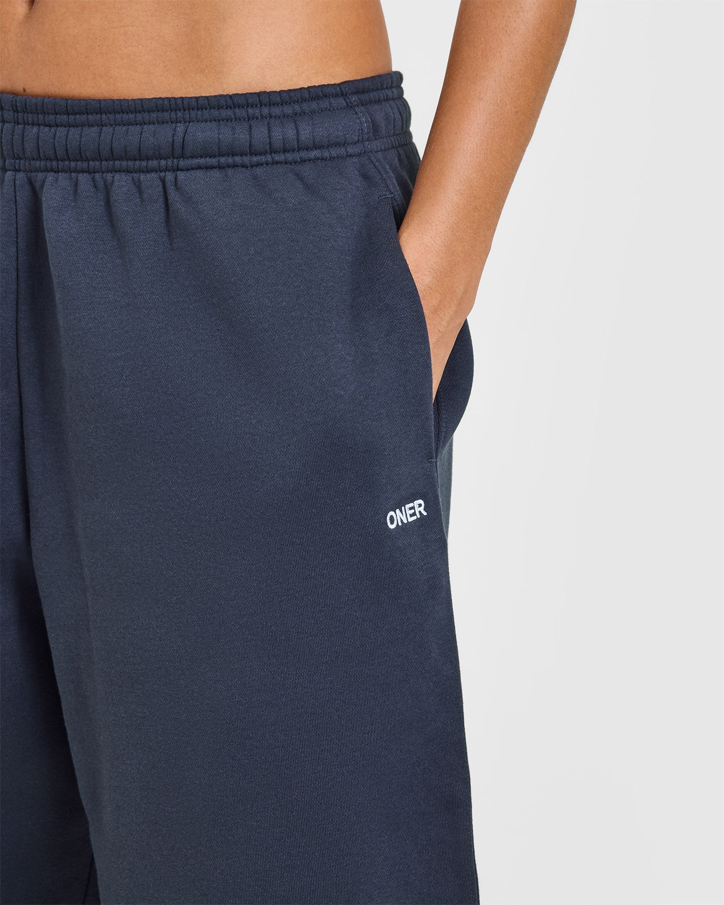 Foundations Oversized Straight Leg Joggers | True Blue