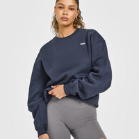 Foundations Oversized Sweatshirt | True Blue