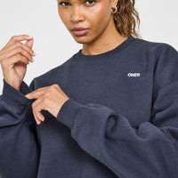 Foundations Oversized Sweatshirt | True Blue