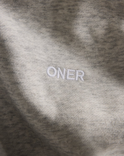 Foundations Cosy Oversized Zip Through Hoodie | Light Grey Marl