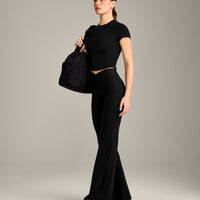 Mellow™ Motion Crew Neck Mid Top | Black