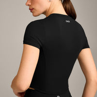 Mellow™ Motion Crew Neck Mid Top | Black