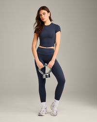 Mellow™ Motion Crew Neck Mid Top | True Blue