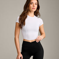 Mellow™ Motion Crew Neck Mid Top | White