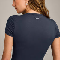 Mellow™ Motion Crew Neck Top | True Blue