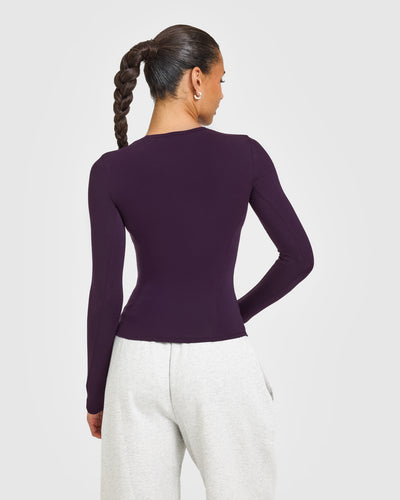 Mellow™ Soft Long Sleeve Top | Blackberry Purple