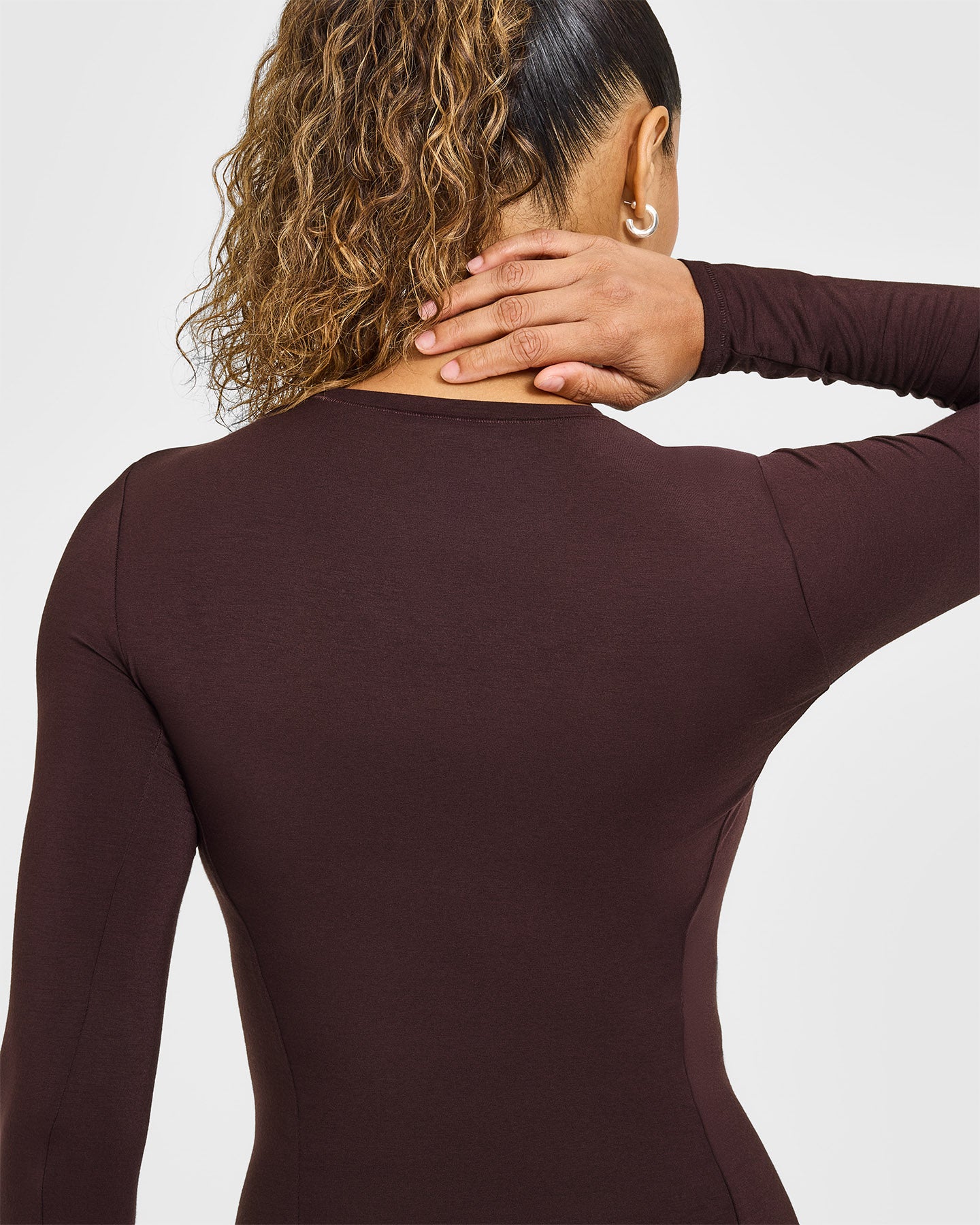 Mellow™ Soft Long Sleeve Top | Plum Brown