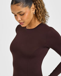 Mellow™ Soft Long Sleeve Top | Plum Brown
