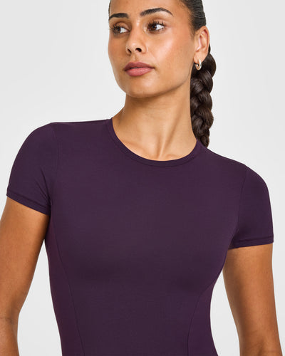 Mellow™ Soft Mid Short Sleeve T-Shirt | Blackberry Purple