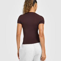 Mellow™ Soft Short Sleeve T-Shirt | Plum Brown