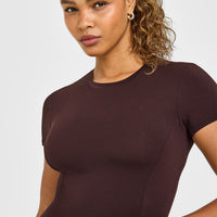 Mellow™ Soft Short Sleeve T-Shirt | Plum Brown