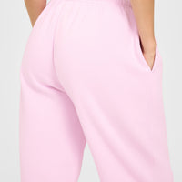Mid Weight Relaxed Joggers | Chalk Pink