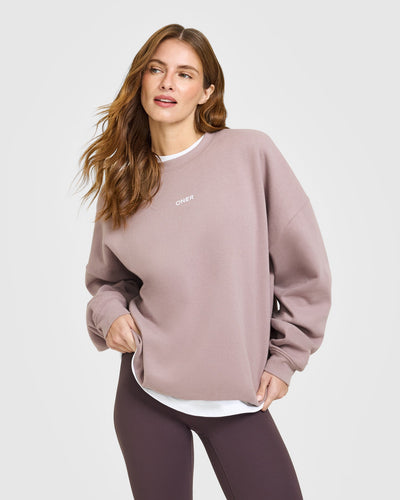Mid Weight Sweatshirt | Dusty Purple
