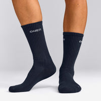 Oner Long Crew Socks 1 Pack | True Blue